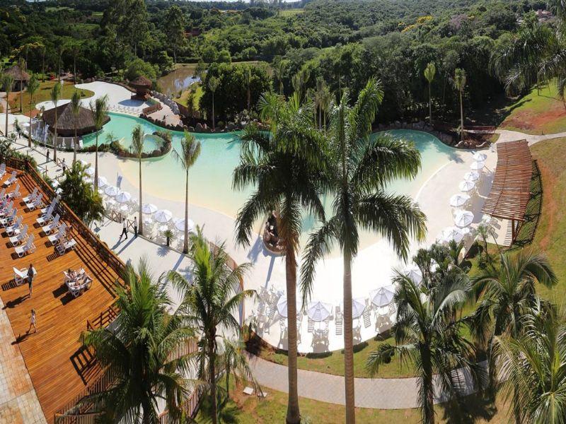 Mabu Thermas Grand Resort Foz do Iguacu Bagian luar foto The artificial lagoon at the EcoPark